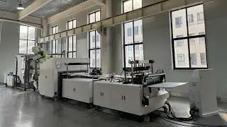 Oyang ONL-XB700 Non Woven Bag Making Machine Full Automatic 5in1 Non Woven Bag Machine Video