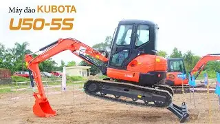 Đập Hộp Máy Xúc Mini KUBOTA U50-5S | excavator mini | Xuân Mạnh Vlogs