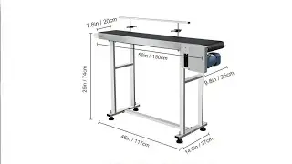 Conveyer Belt Setup for Batch coding machine Tutorial 