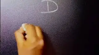 D For Dog 🐕 | Satisfying Chalk ASMR ✨