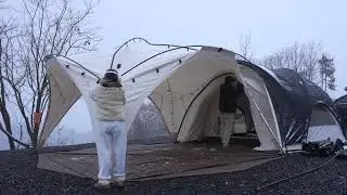 Glamping In The Snow | Enjoy Unique Comfort in a Warm Tent on a Mountaintop