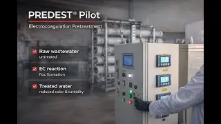 Industrial Wastewater Treatment: YASA ET PREDEST EC Pilot Equipment In Action