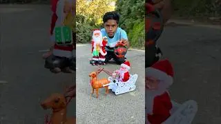 Remote Control 2 Ta Santa Claus Sleigh And Reindeer Gift 🎁 Dese
