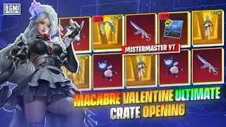 MACABRE VALENTINE GILT CRATE OPENING | NEW ULTIMATE CRATE OPENING BGMI | #bgmi #mistermasteryt #mmyt