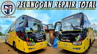 DATANG LAGI BUS NTB‼️PO. DUNIA MAS REBODY LEGACY SR-3 NEO TERBARU KE SUMBER ARTHA KAROSERI MALANG