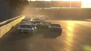 Gordon takes the lead on restart