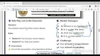 SEC I - ENGLISH CLASS