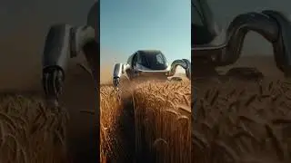 Future Farming Revolution 🌾 | AI Smart Harvester Machine | Agriculture 2050
