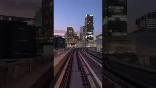 Night View of King Abdullah Financial District from Riyadh Metro 🚆✨ #exploresaudi   #architecture
