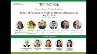 Nutrition during Coronavirus Pandemic | Professor Khalid Khan | Food Challenges in a Pandemic
