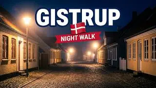 Gistrup Skole Night Walk | Peaceful Evening Stroll in Denmark 🌙✨