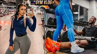 Working Out With RUSSIAN Gym Crush 😳 (Gym Date Vlog) | LIFE IN RUSSIA 🇷🇺