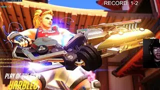 HARBLEU RANK 104 ZARYA VS MOUFFIN RANK 105 DVA! [ OVERWATCH SEASON 20 TOP 500 ]