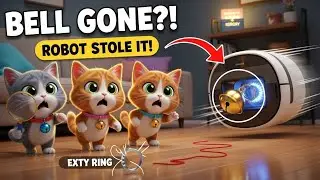 Searching for the mischievous cat's lost bell.