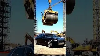 Rolls-Royce Crushed by a Road Roller! 😱 Ultimate Car Destruction!