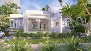 house design idea/small house/3 bedrooms14mx13m [model0093]