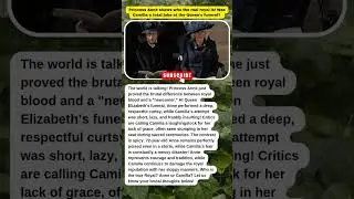 ANNE HUMILIATES CAMILLA! FAKE QUEEN&rsquo;S ETIQUETTE EXPOSED! #RoyalFamily #PrincessAnne #QueenCamilla