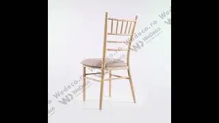 Scaun WeDeco Horeca Chiavari Tiffany din aluminiu super rezistent