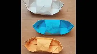 paper boat tutorial #artandcraft #craft #diy #papercraft #art #origami #diycrafts #easy #tutorial