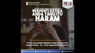 KHB VIDGRAM Berhenti Ketika Anda Tahu Itu Haram #ustadzkhalidbasalamah #dakwahsunnah #shorts #salafy