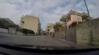 Percorse in auto le strade di Bacoli (NA)
