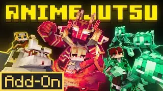 ANIME JUTSU ADDON is INSANE for Minecraft Bedrock Edition
