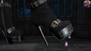 Giantess crush high heels boots (The Sacrifice)