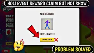 FREE FIRE NEW EVENT PROBLEM SOLVED | HOLI EVENT NEW EMOTE CLAIM BUT NOT SHOW | FF NEW EVENT