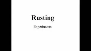 58          CHEMISTRY  OF RUSTING   1     HSC Question