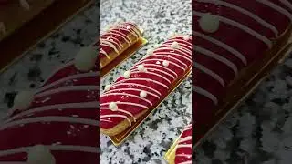 Strawberry Eclair #shorts #satisfying #viral #asmrsounds #ideas #eclair