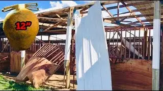 A 12” Firework Shell DESTROYED This Barn... “BARNBUSTER” (NO INJURIES)