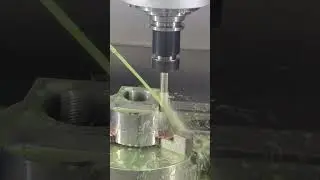 CNC machining cylindrical square workpiece