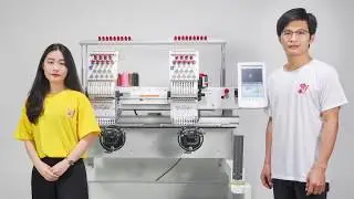 YH-902C 2 heads embroidery machine