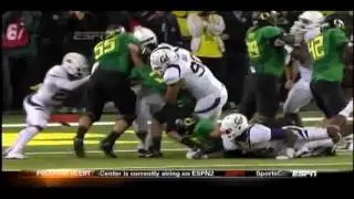 LaMichael James arm injury  Ducks vs. Bears