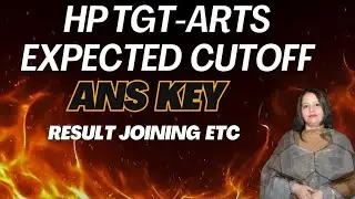 Hp-TGT Commission exam expected cut off, Normalisation, answer key, results etc. 