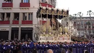 MAYOR DOLOR MALAGA 2025 TRIBUNA OFICIAL Y ENTRADA A CALLE LARIOS 4K