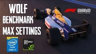 F1 2018 Benchmark |MAX SETTINGS| i7-7700K,GTX 1080Ti,32GB RAM