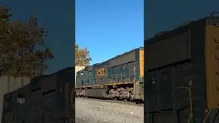 DPU Alright! #csx SD70MACe mDPU #4574 working hard on M218 Southbound - 10/21/2025