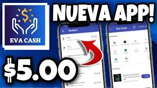 NUEVA APP!! 😱 [EVA CASH] 💸 🔵 APLICACI&Oacute;N PARA GANAR DINERO F&Aacute;CIL A PAYPAL 2021 [$5.00] 🤑🔥