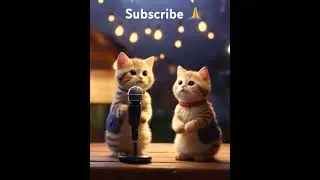 🐱🎶 Singing Cats?! The Cutest Concert Ever! #SingingCats #CuteCats #AIanimation #FunnyAnimals