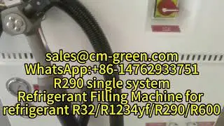 R290 Freezer Refrigerant Filling Machine AC Single Charging Gun Refrigerant Charging Machine