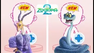 Let's create characters from Zootopia Gazelle and Gary De'Snake