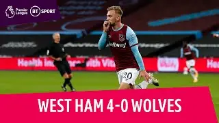West Ham v Wolves (4-0) | Premier League Highlights