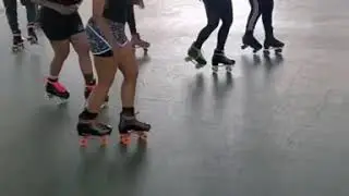 JAM OUT SIDE ON SKATES BECAUSE OF THE PADEMC