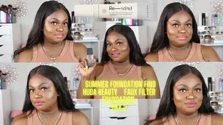 Huda Beauty FauxFilter Luminous Matte Foundation Wear Test/Review Summer Foundation Find Day 2