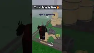 Pyromaniac IS THE BEST CLASS🔥💀 #roblox #99nightintheforest