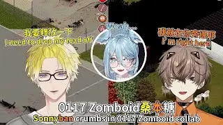 【中字/Sonnyban】0117 Zomboid桑本糖Sonnyban crumbs in 0117 Zomboid collab【Sonny  Brisko Alban Knox】