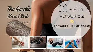 Gentle Luteal Phase Mat Workout 30-Min Hormone-Friendly Movement 🧘‍♀️