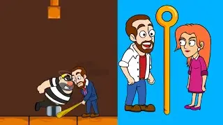 Home Pin - Pull Him Out  - Android Gameplay All Levels 171-180