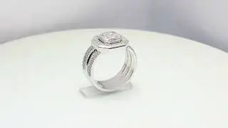 2022 053 MESSIAN ASSCHER PIE CUT DIAMOND RING 0 48CT